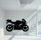Preview: Motorrad Wandtattoo